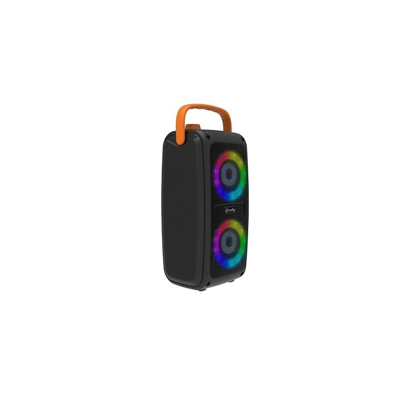 Altoparlante celly wireless + microfono rgb 40cm nero [kidspartyrgb]