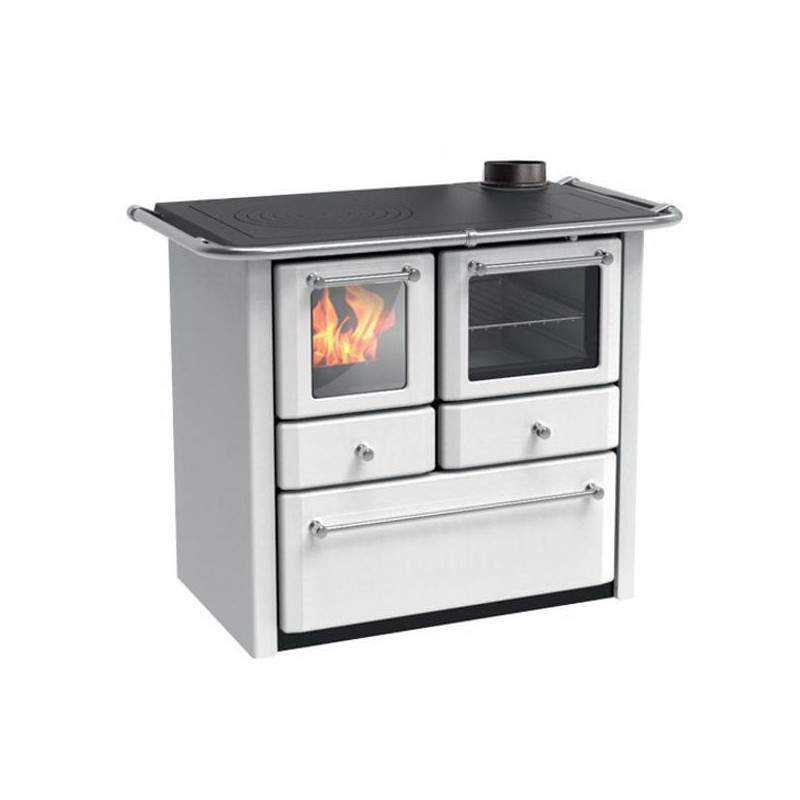 Cucina a legna lincar gaia 149av 7.4kw bianco [lclx014940xx0000-5s]