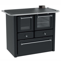 Cucina a legna lincar gaia 149av 8kw antracite [lclx014940xx0609-5s]