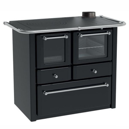 Cucina a legna lincar gaia 149av 8kw antracite [lclx014940xx0609-5s]