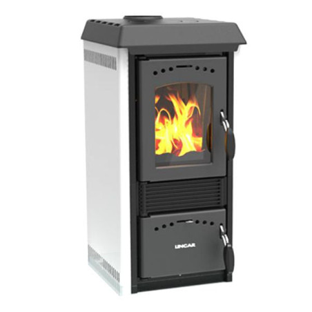 Stufa a legna lincar gioia 470 az bianco [lslx047065xx0000-4s]