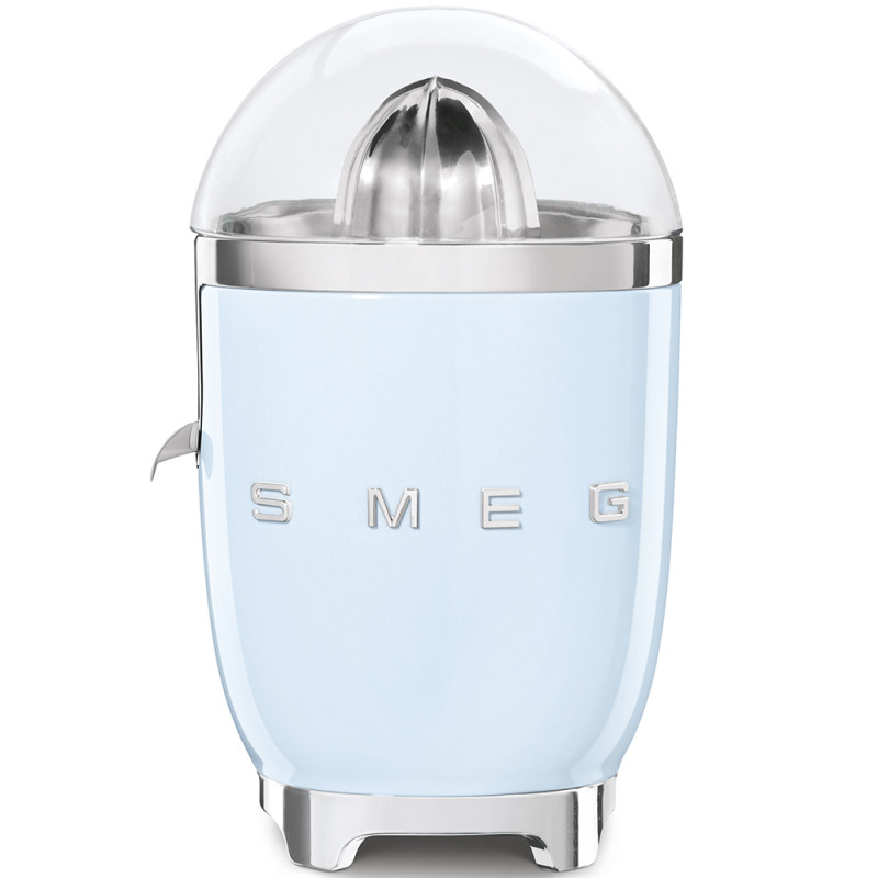 Spremiagrumi smeg cjf11pbeu estetica 50's style azzurro lucido