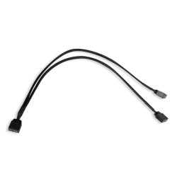 Cavo alphacool splitter y argb 3pin 2x 3pin 30cm nero