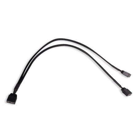 Cavo alphacool splitter y argb 3pin 2x 3pin 30cm nero