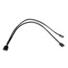 Cavo alphacool splitter y argb 3pin 2x 3pin 30cm nero