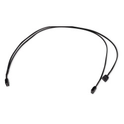 Cavo alphacool y-splitter argb 3pin 2x 3pin 60cm nero