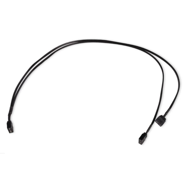 Cavo alphacool splitter y argb 3pin 3x 3pin 60cm nero