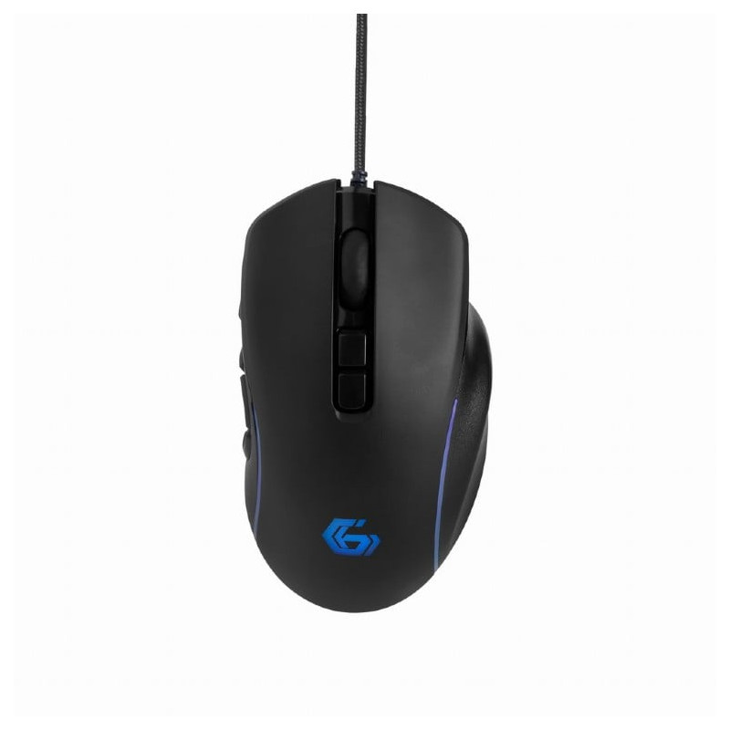 Mouse ragnar gembird rx500 laser rgb 1000-7200dpi cavo 1.8 nero