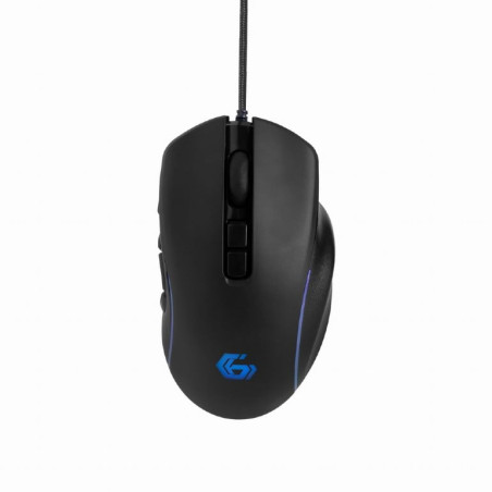 Mouse ragnar gembird rx500 laser rgb 1000-7200dpi cavo 1.8 nero