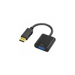 Adattatore displayport ibox displayport a d-sub 15pin nero [akibxhviadpvga0]