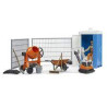 Set da costruzione bruder set da cantiere con figurina bworld multicolore