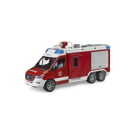 Modellino bruder mercedes benz sprinter pompieri con modulo luci