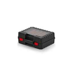Cassetta portautensili prosperplast khv40s 384x335x144mm nero/rosso