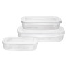 Set contenitori alimenti tontarelli family food bianco 3pz [9040572112]