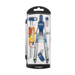 Compasso cwr in metallo ast1 con mina 2mm keyroad [kr972437]