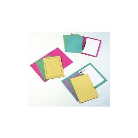 Cartellina in cartone semplice cartotecnica del garda 100 pz. rosa