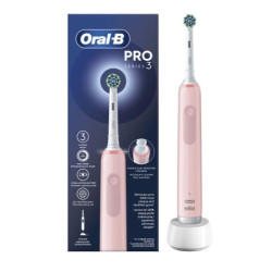 Spazzolino elettrico oral-b pro serie 3 cross action rosa [pro