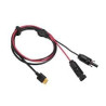 Cavo per pannelli solare ecoflow mc4-xt60i 2.5m nero/rosso [lmc4-xt60i-2.5m]