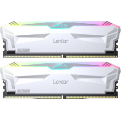 Ram dimm ddr5 32gb lexar ares 2x16gb 6400mhz cl32 1.4v bianco [ld5eu016g-r6400gdwa]