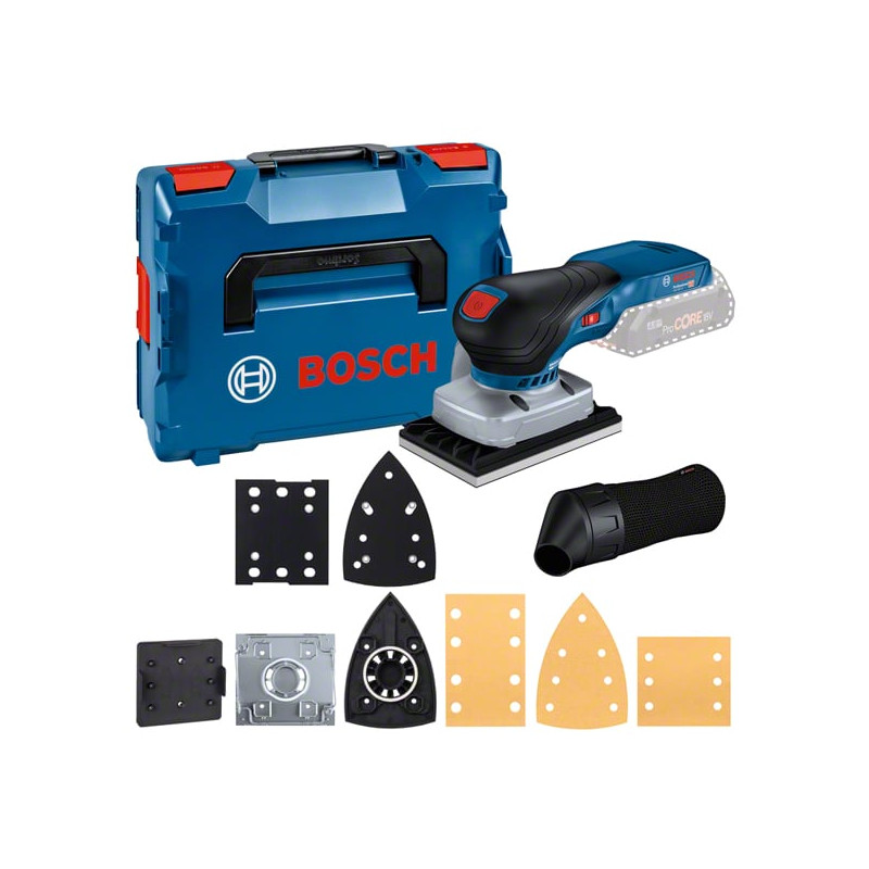 Levigatrice orbitale bosch a batteria gss 18v-13 blu/nero [06019l0101]