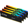 Ram dimm ddr5 64gb kingston fury 6000mhz/cl40/4pz nero [kf560c40bbak4-64]