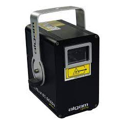 Proiettore a led algam lighting disc jockey 80 verde