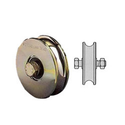 Ruota d'acciaio per cancelli scorrevoli mm 140