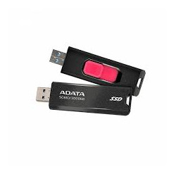 Ssd esterno 2tb adata sc610 usb3.2a gen2 nero [dgadazat20sc610]