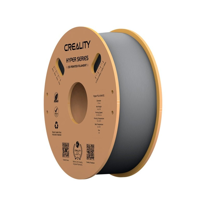 Cartuccia 3d creality hyper pla filamento grigio 1kg [3301010340]