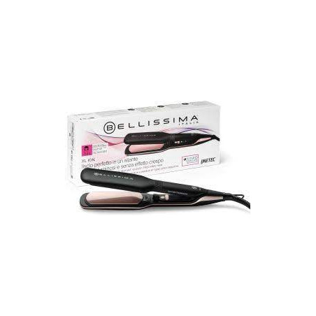 Piastra per capelli imetec 67w 1.8m 11878 nero/rosa [8007403118785]