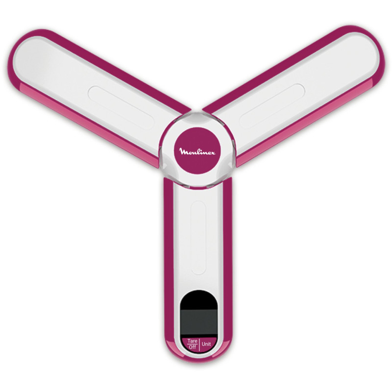 Bilancia da cucina moulinex bn5400 ingenio rosa/bianco [bn5400]