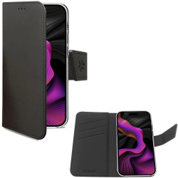 Custodia celly wally a portafoglio per iphone 15 plus nero [wally1055]