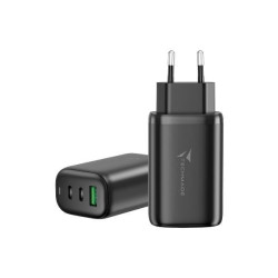 Alimentatore da rete techmade usb c/usb a 65w nero [tm-p937-bk]