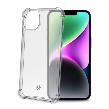 Custodia telefono celly morbida in tpu trasparente per iphone 15