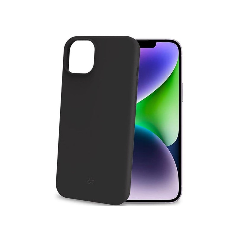 Custodia celly cromo per iphone 15 plus nero [cromo1055bk]