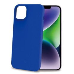 Custodia celly cromo per iphone 15 plus blu [cromo1055bl]