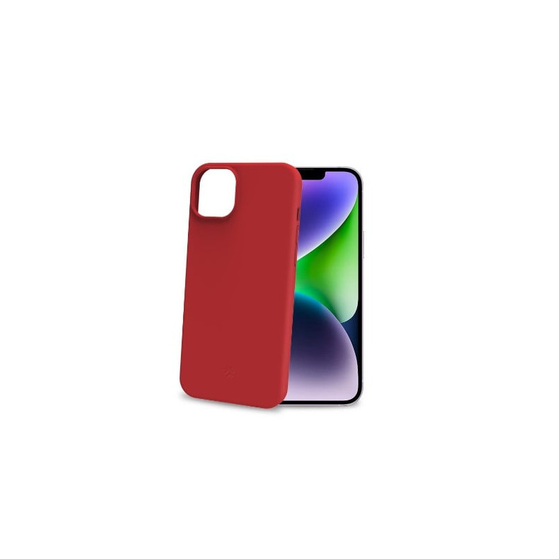 Custodia celly cromo per iphone 15 plus rosso [cromo1055rd]