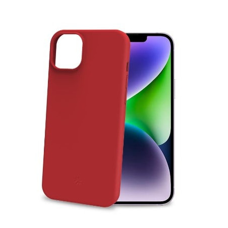 Custodia celly cromo per iphone 15 plus rosso [cromo1055rd]