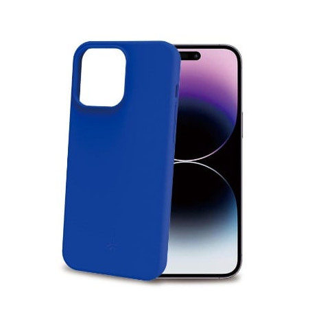 Custodia celly cromo per iphone 15 pro max blu [cromo1056bl]