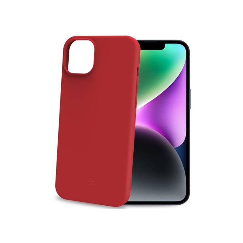 Custodia celly cromo per iphone 15 rosso [cromo1053rd]