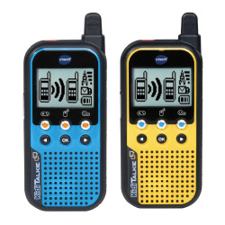Giocattolo v-tech kidi talkie walkie telefono per bambini giallo/blu