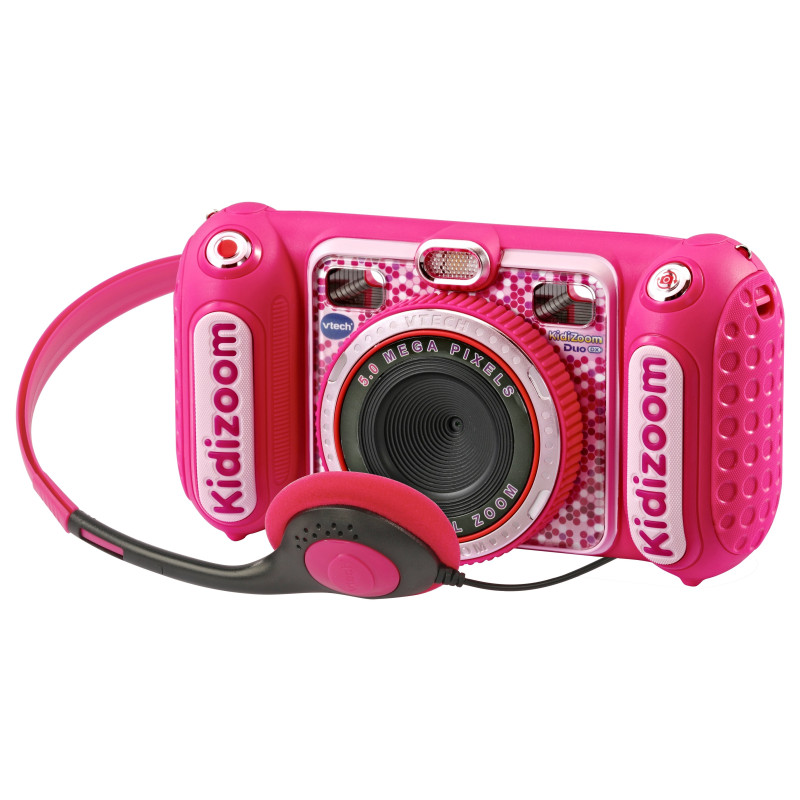 Giocattolo v-tech kidizoom duo dx fotocamera per bambini rosa