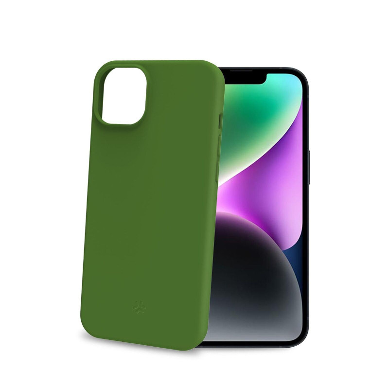 Custodia celly planet eco per iphone 15 verde [planet1053gn]