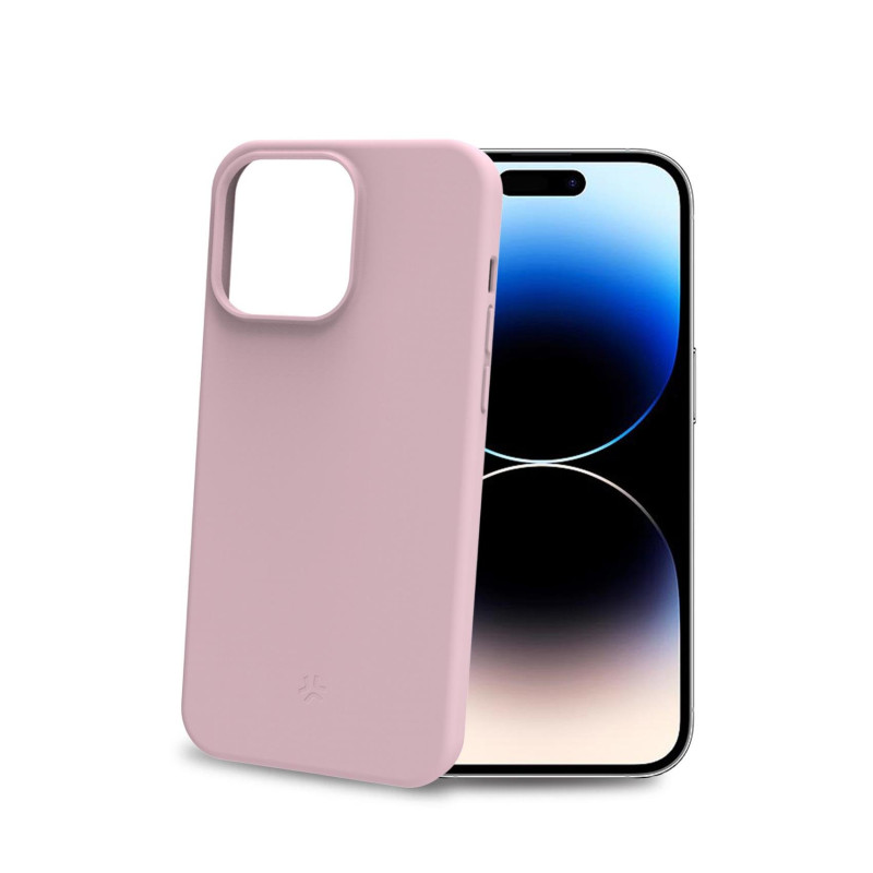 Custodia celly plane eco per apple iphone 15 pro rosa [planet1054pk]