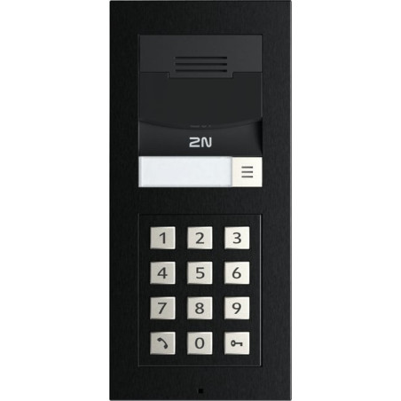 Videocitofono 2n ip verso 2.0 fhd nero [9155211cb]