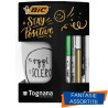 Set bic tognana stay positive tazza/penne/marker [516807]