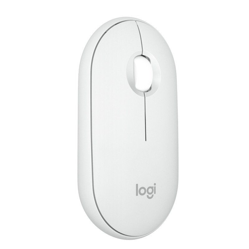 mouse logitech pebble 2 m350s wireless ottico 4000dpi 3 tasti bianco