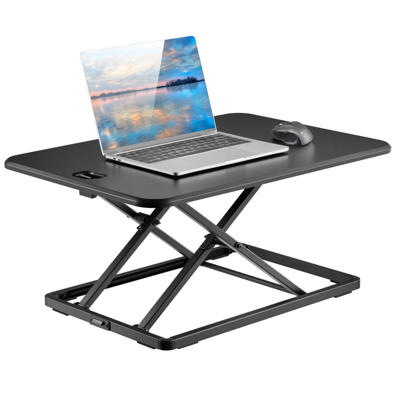 Convertitore scrivania techly sit stand workstation ultra sottile