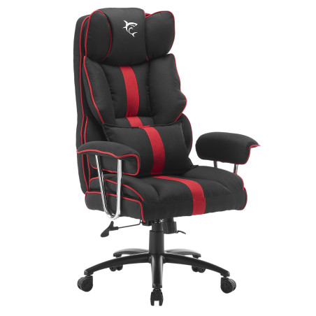 Sedia da gioco white shark le mans rosso/nero