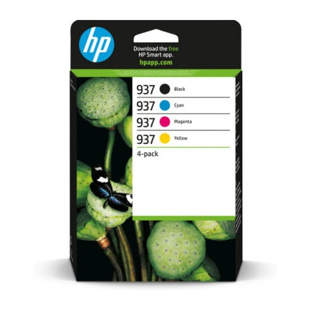 Cartuccia hp tinte no.937 ciano/blu/magenta/nero [6c400ne]
